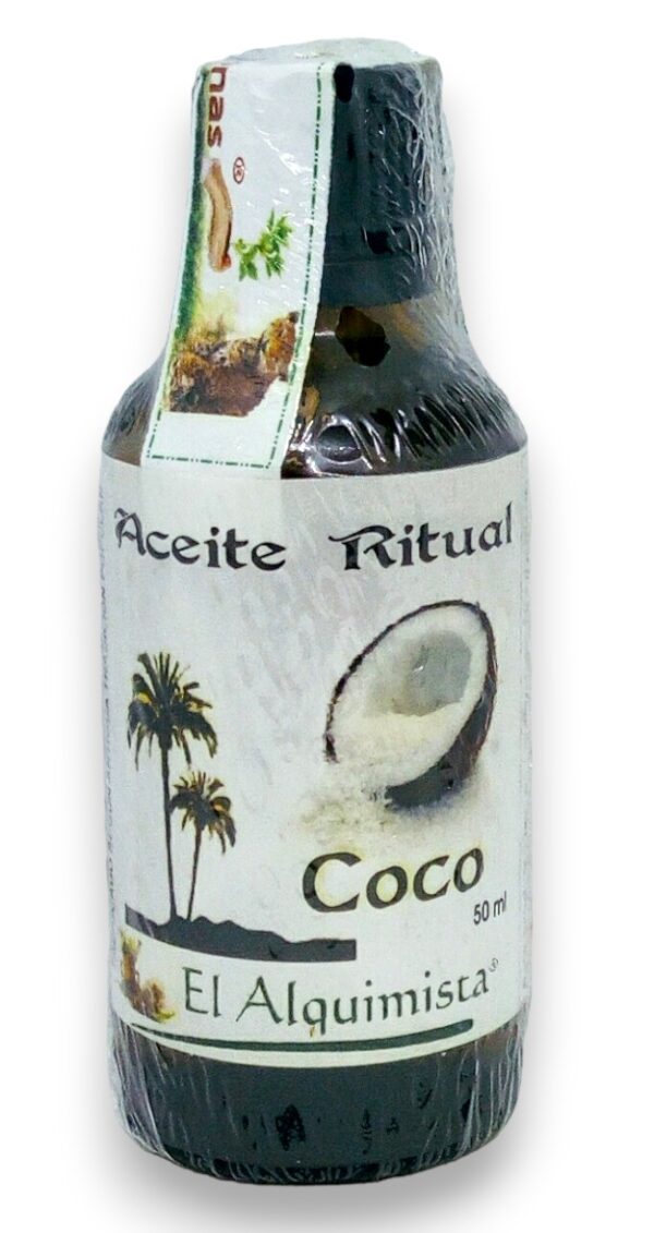 ACEITE DE COCO, para atraer a los Orichas.