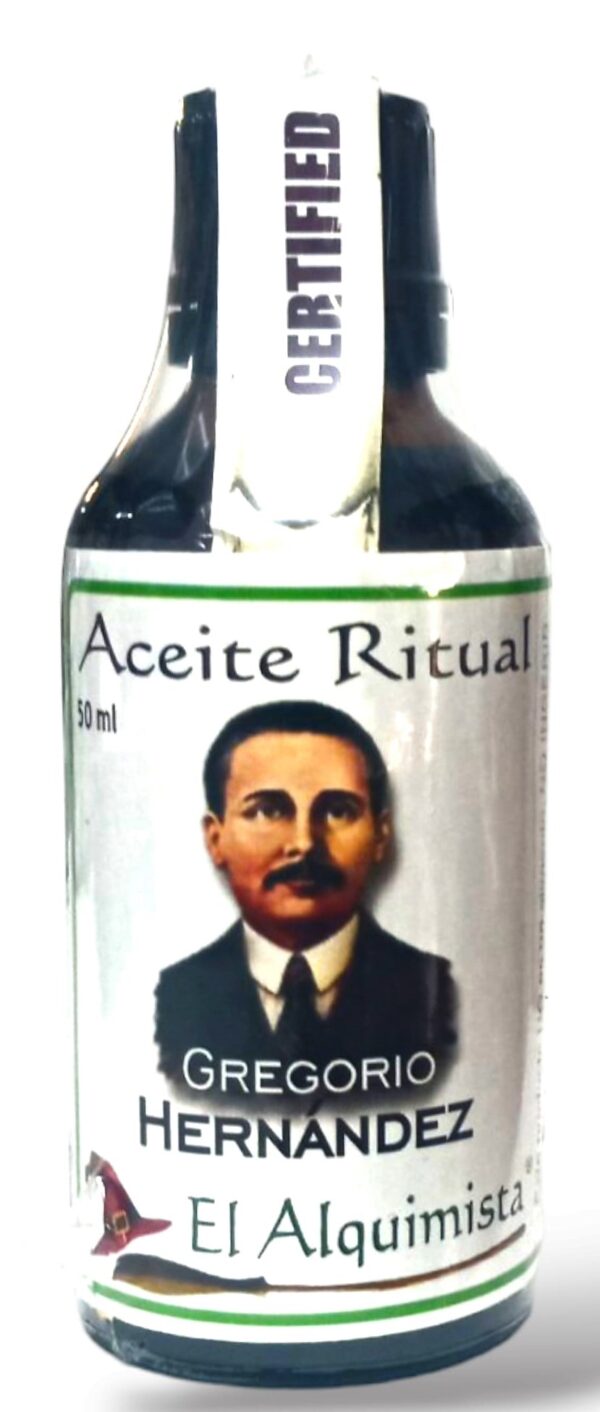 ACEITE GREGORIO HERNANDEZ para problemas de salud.