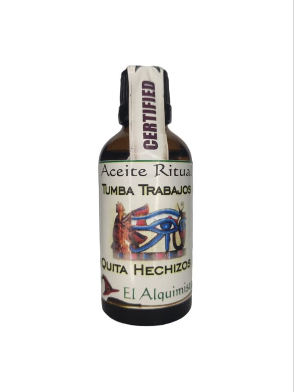 ACEITE TUMBA TRABAJOS, quita Hechizos, 50 ml.