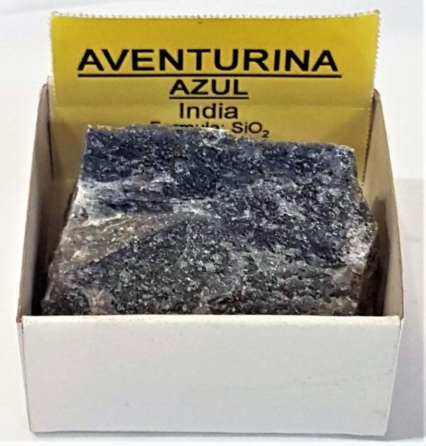 AVENTURINA  azul Piedra en bruto, 3 cm x  3cm