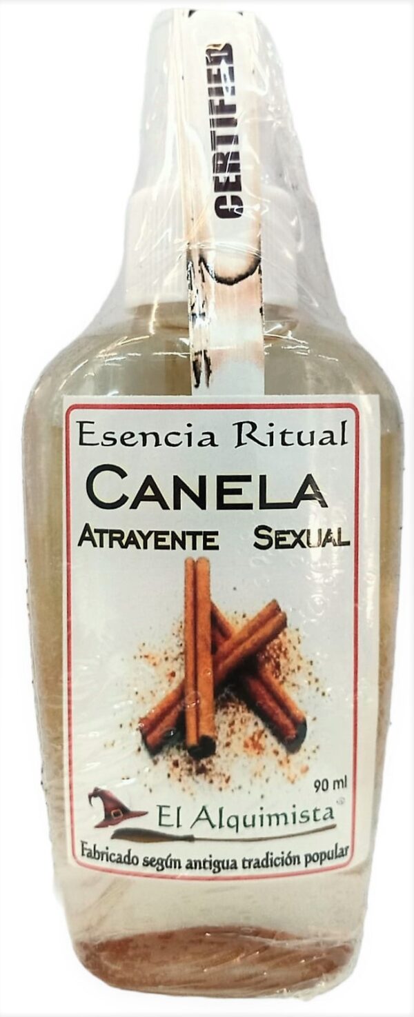 CANELA para atraer, Esencia Ritual Tipo COLONIA 100 ml.