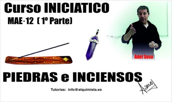 Curso: Uso de piedras e inciensos 1º parte  MAE 12 ( magia Ancestral Eficaz)
