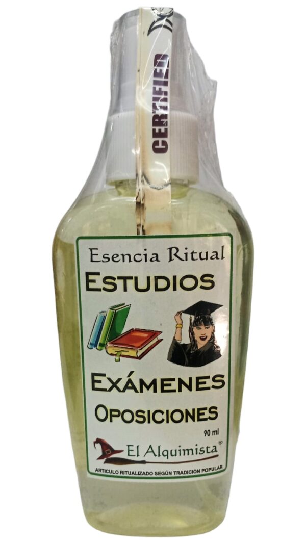 EXAMENES, ESTUDIOS Y OPOSICIONES Esencia Ritual Tipo colonia 100ml.