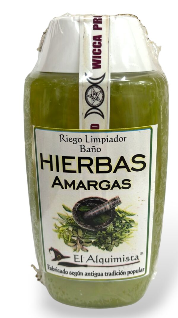 Gel de BAÑO HIERBAS AMARGAS quita brujería, protege, planta Wicca)