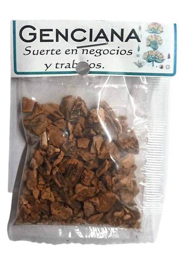 HIERBA GENCIANA, suerte en los negocios.