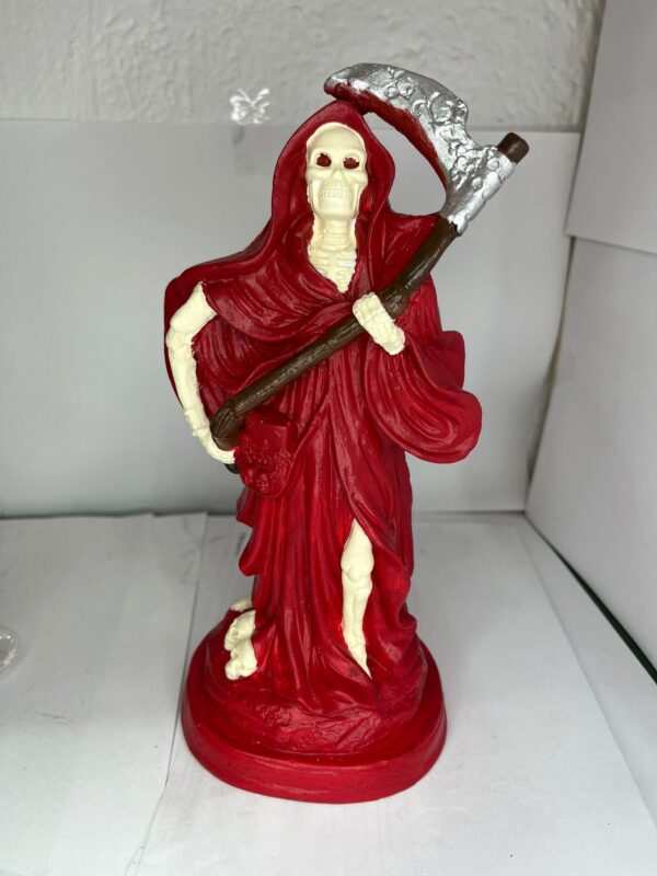 IMAGEN  SAN LA MUERTE Roja 24 cm