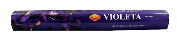 INCIENSO EN VARITA Violeta ( 20 varillas) fabricado en India