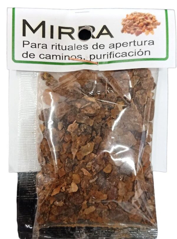 MIRRA natural, bolsa de 7x 5 cm.