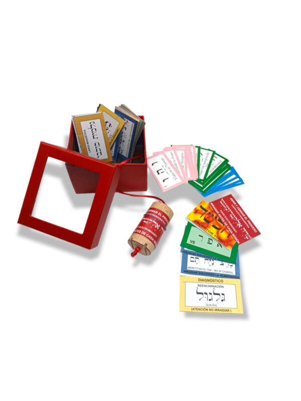 PENDULO HEBREO de Luxe profesional con  tarjetas 1º y 2º nivel