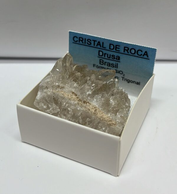 PIEDRA en bruto, natural CRISTAL DE ROCA drusa