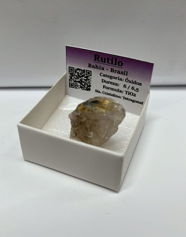 PIEDRA en bruto, natural RUTILO