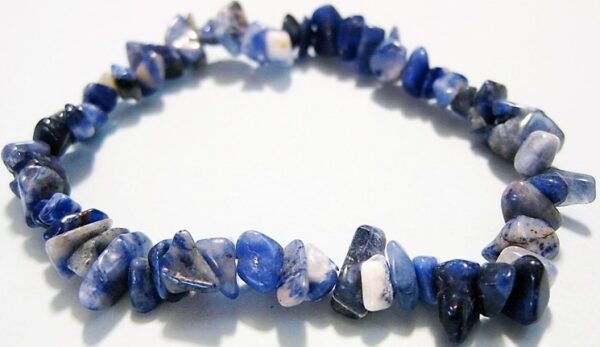 PULSERA CHIP PIEDRA  SODALITA