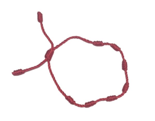 Pulsera Tejida 7 nudos (AMULETO mal de ojo)