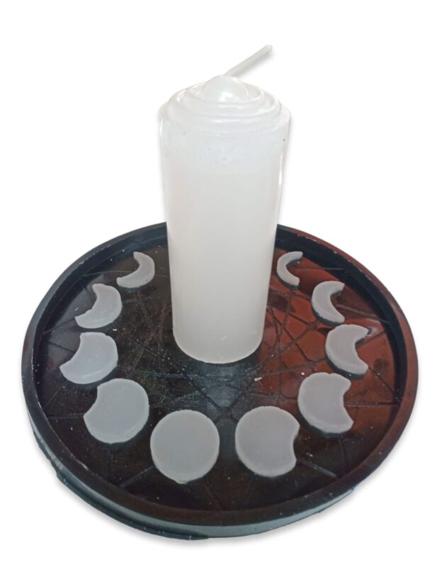 Tablero lunar para rituales en cera 24 cm