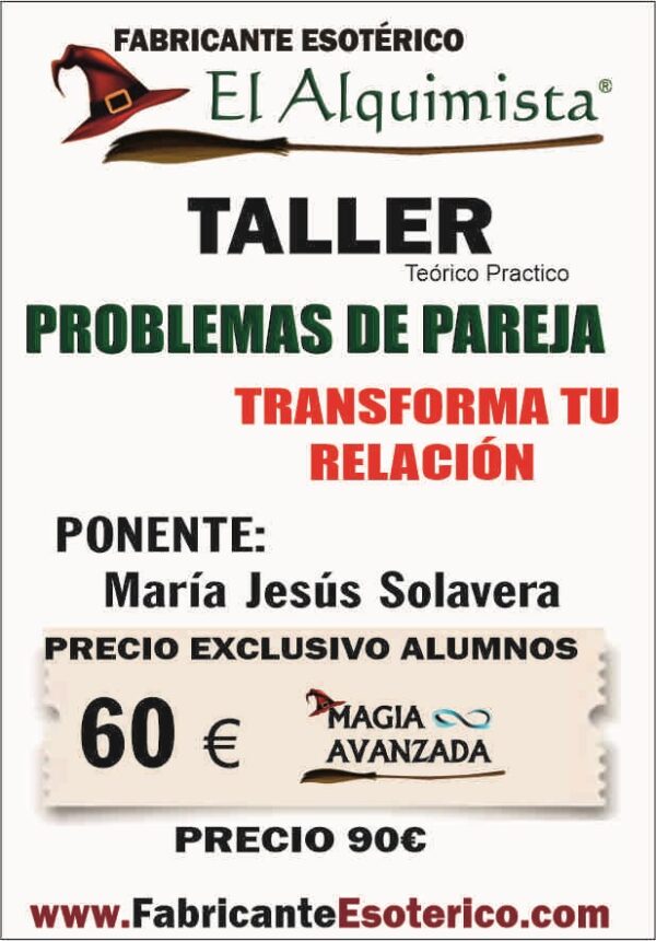 Taller: Problemas de pareja. Investiga, comprende y transforma tu relación