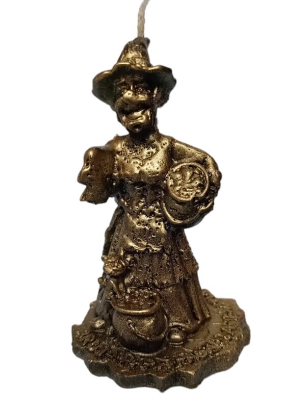 Vela BRUJA con caldero 10 cm