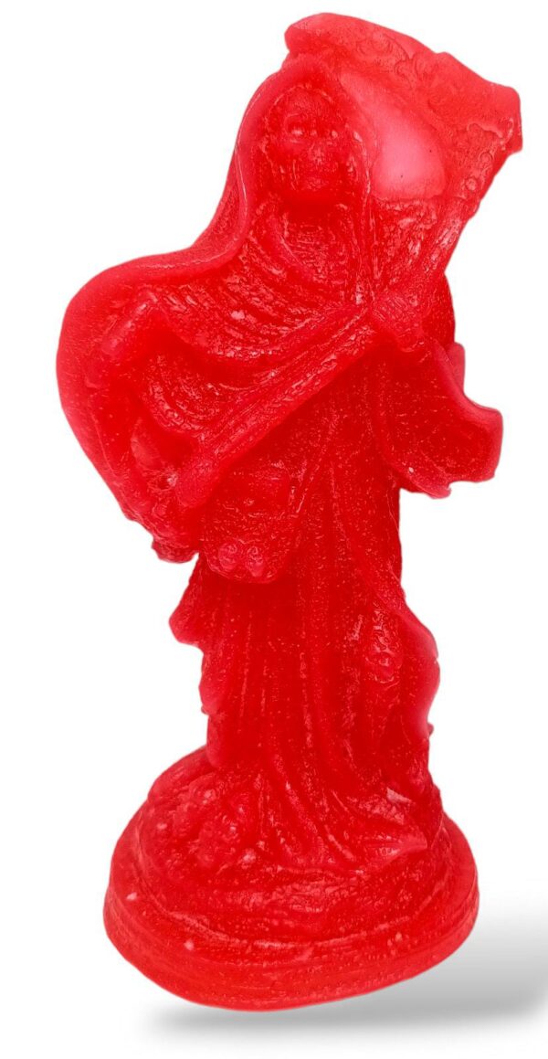VELA SAN LA MUERTE roja 23 cm