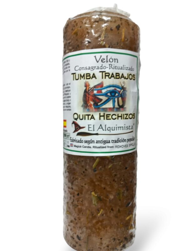 VELÓN HIERBAS y ACEITE TUMBA TRABAJOS